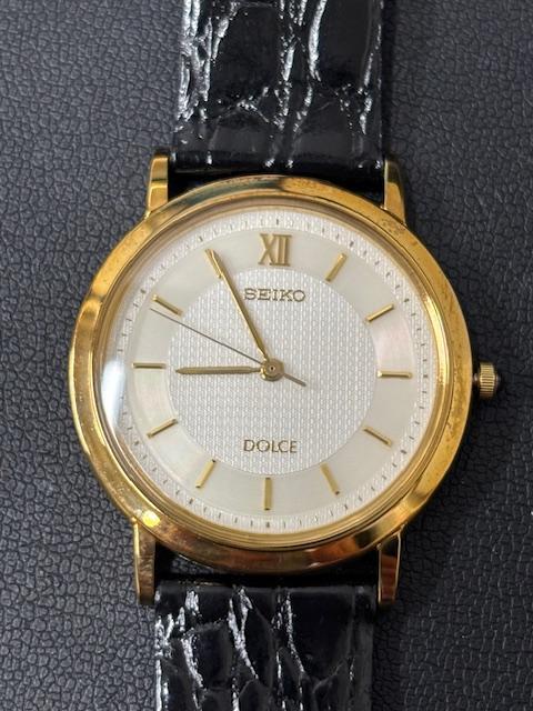 [USED] SEIKO Dolce Gold with Box 5E31-0AA0