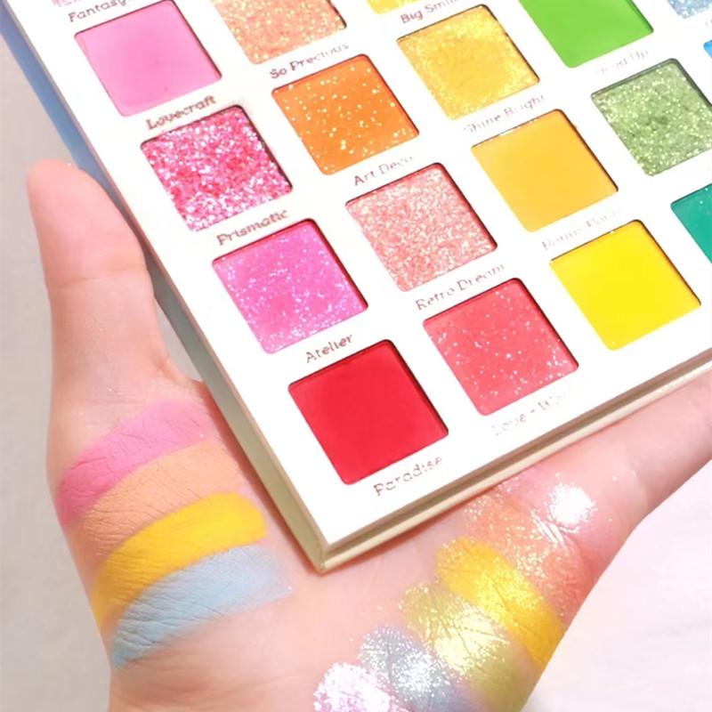 MGL 30-Color Shimmer & Matte Eyeshadow Palette for Stage & Cosplay Makeup