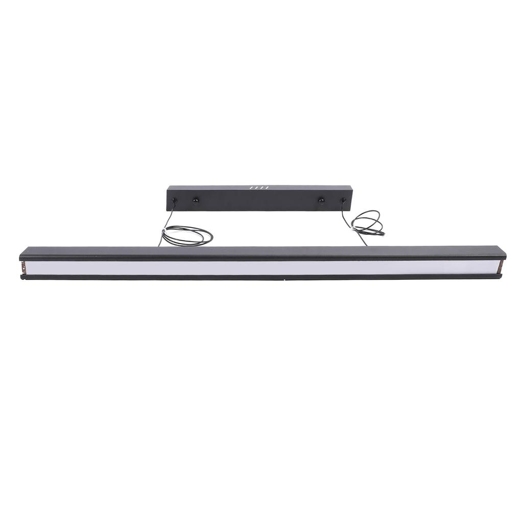 LED Chandelier Dimmable Modern Linear Pendant Light with Remote Control for Kitchen Island Living