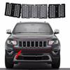 Черная Передняя Решетка Радиатора и Декоративная Сетка для Jeep Grand Cherokee 2014-2016