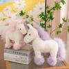 Cute Real Life Horse Unicorn Plush Dolls Stuffed Animal High Quality Realistic Pony Plush Toy Classic Birthday Gift For Children