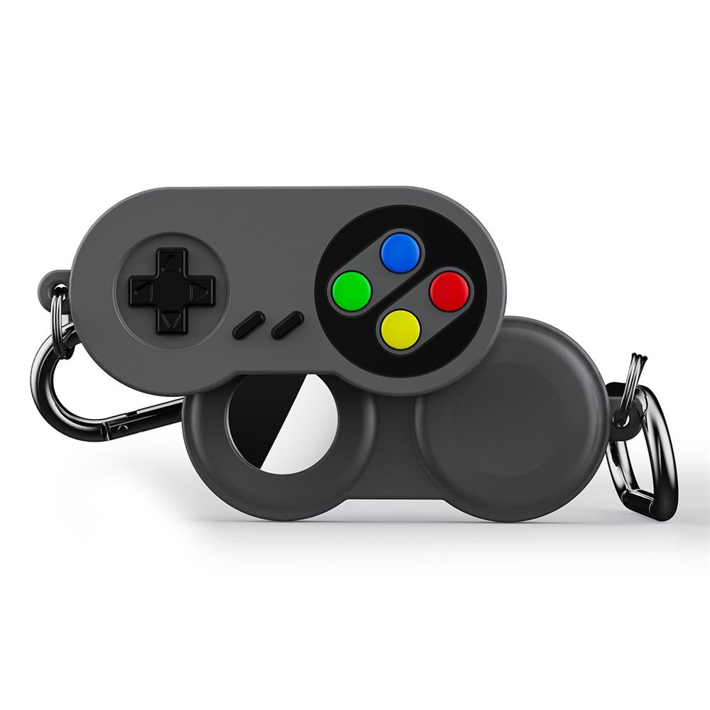 4 шт. Мягкий силиконовый игровой брелок для Apple Airtags Чехол Защитная крышка для держателя Airtag Аксессуары для трекера