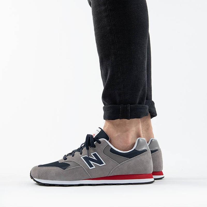 New Balance Кроссовки унисекс 393 Grey Navy Red ML393SH1