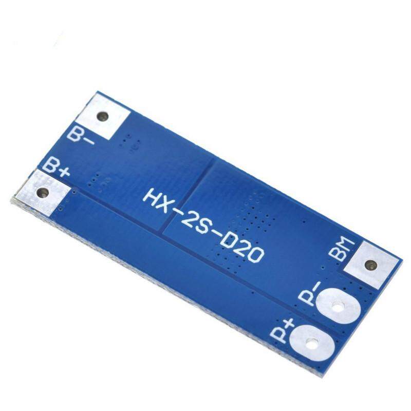 HX-2S-D20 Плата защиты аккумулятора 2S с балансировкой заряда и защитой от перезаряда, Максимальный ток 10А, Номинальное напряжение 7.4В