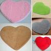 Heart Shape Water Absorption Soft Plush Floor Mat Carpet for Home