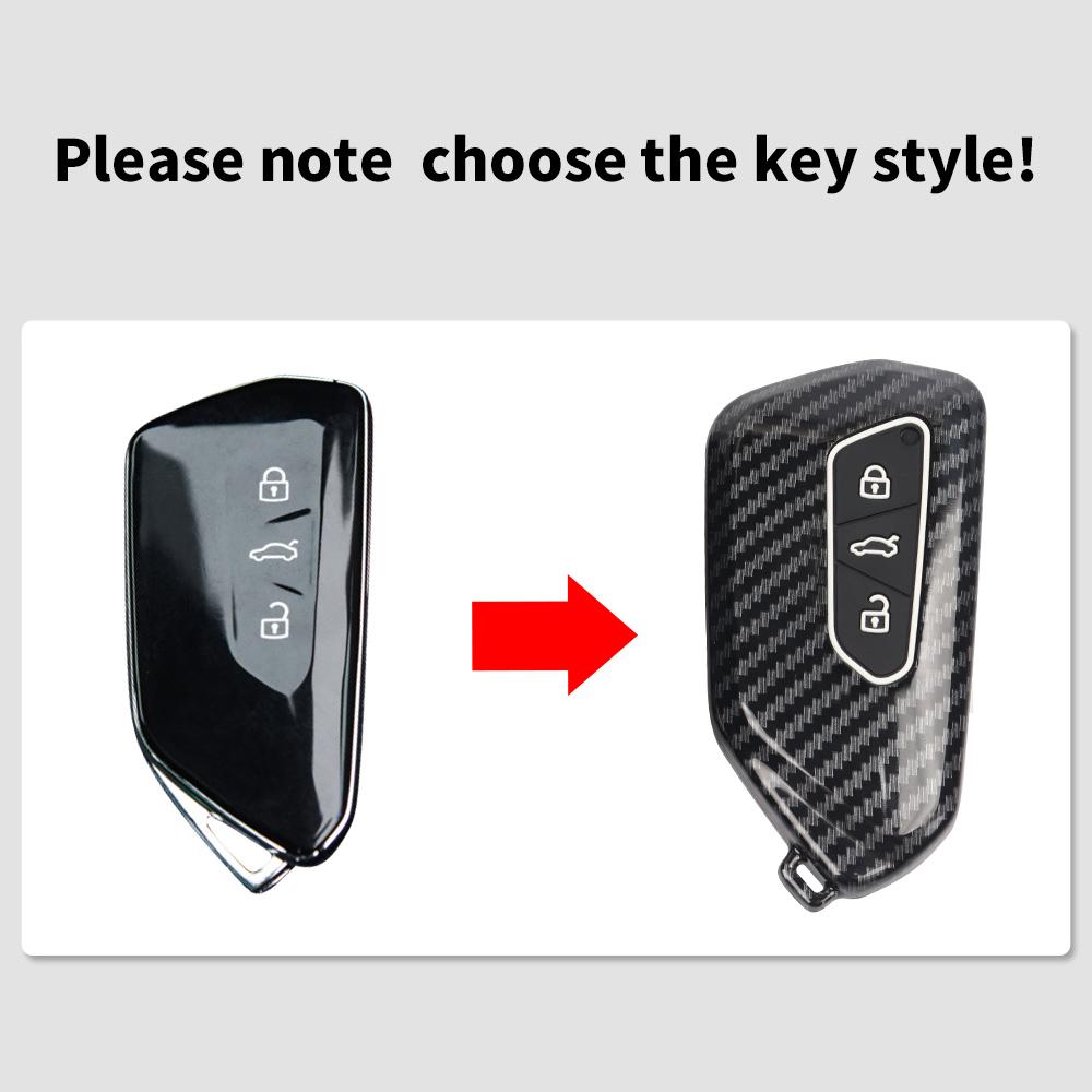 Для VW Volkswagen Golf 8 Mk8 для Seat Leon MK 4 Tarraco Ateca для Skoda Octavia 3 кнопки чехол для дистанционного ключа автомобиля