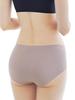Bambi Water Seamless Smooth and Solid Color Mauve Women's Panties, Underwear, Co-ordination Available, Comfortable, Deep-Fitting, (L, Gray)