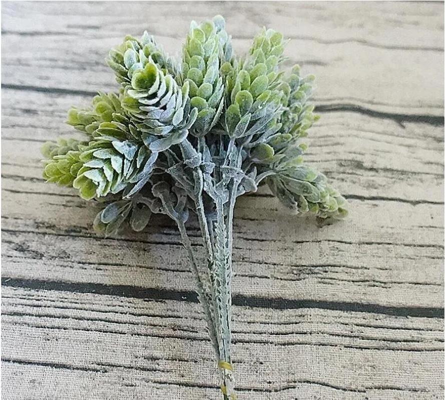 Свадебное украшение дома своими руками Растение Зеленый лист 30 головок Искусственный Маленький Ананас Пластиковые Листья Дерева Цветы Искусственные цветы