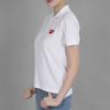 Comme des Garçons PLAY (WMNS) COMME des GARCONS PLAY Поло Красный Логотип 'Белый' Женское AZ-T005-051-5