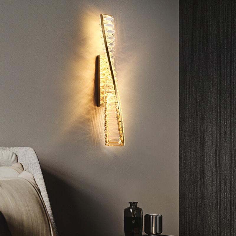 Итальянский светодиодный светильник класса люкс хрустальный настенный светильник для дома гостиная фон настенное украшение спальня прикроватная лампа декоративная лампа