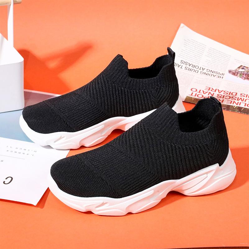 Женская легкая прогулочная обувь, повседневные дышащие кроссовки без шнуровки, теннисные кроссовки для бега, тренировочная обувь, спортивные кроссовки для женщин, спортивная спортивная обувь