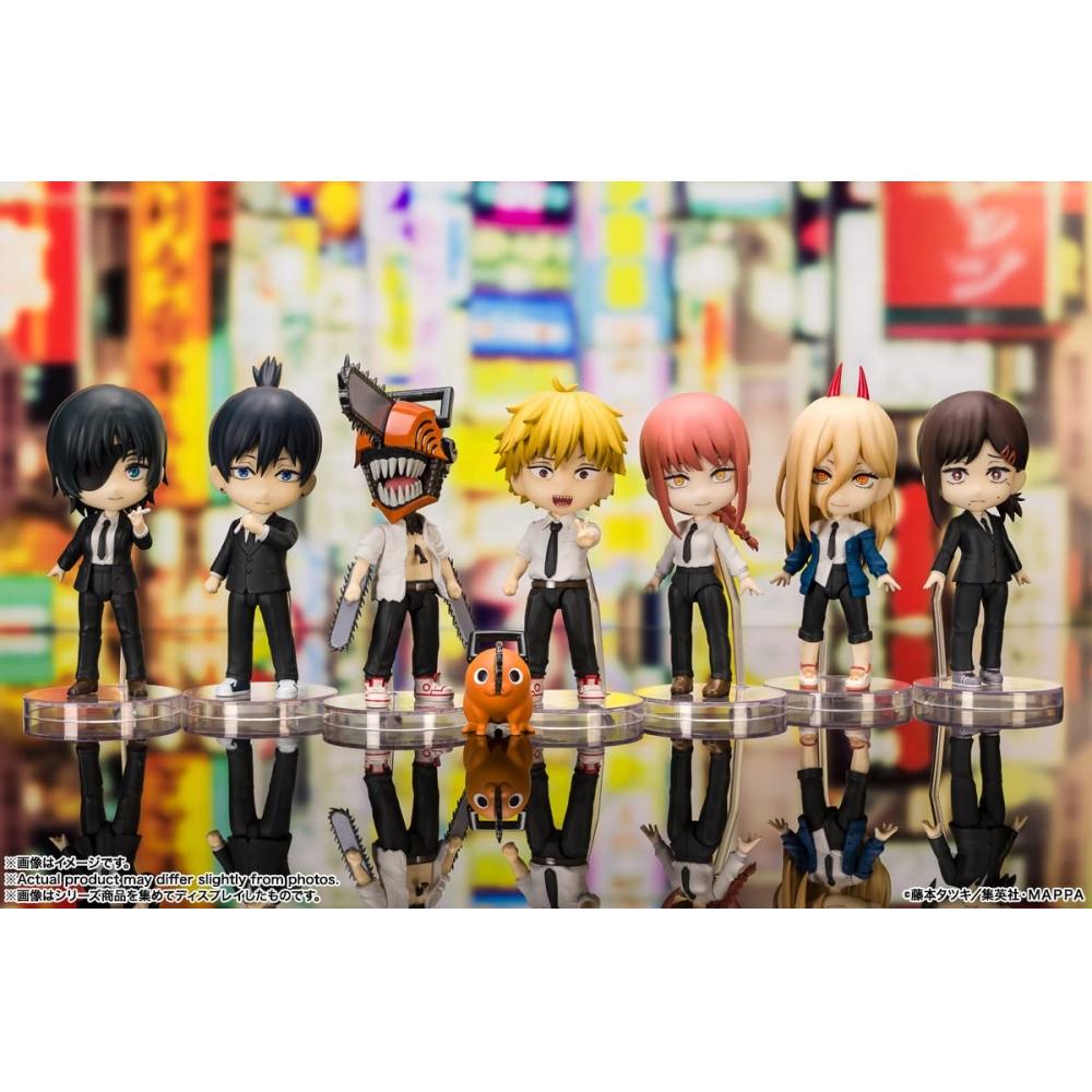 Фигурка Figuarts mini Chainsaw Man Makima размером около 90 мм, окрашенная из ПВХ и АБС-пластика, подвижная