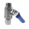 Tee Inlet Water Purifier Ball Valve 1/4'' 1/2'' Quick Connector Tap Durable Faucet Control Switch