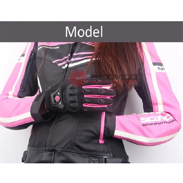 Мотоциклетные перчатки Женские Летние Сенсорные Электровелосипед Guantes Moto Luvas Da Motocicleta Наколенники Велосипед Велоспорт Варежка