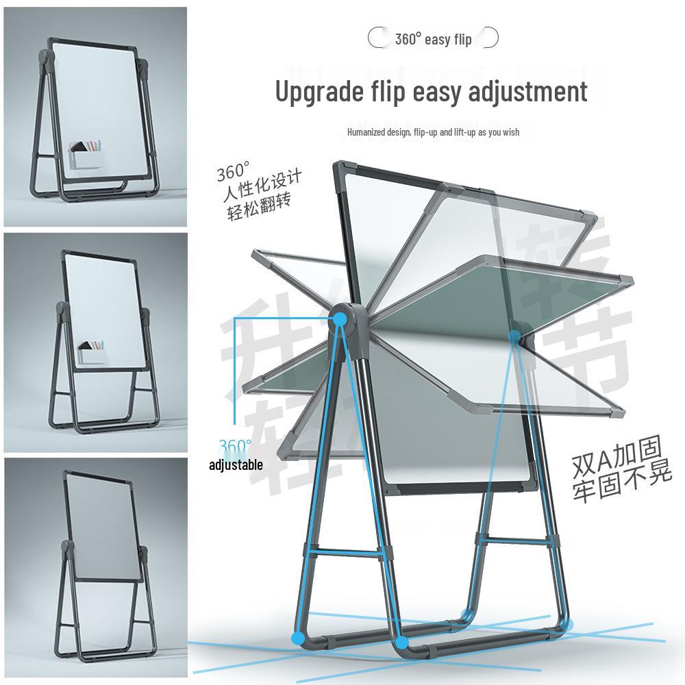Складная двусторонняя магнитная доска с мобильной подставкой для дома, детского обучения и конференций