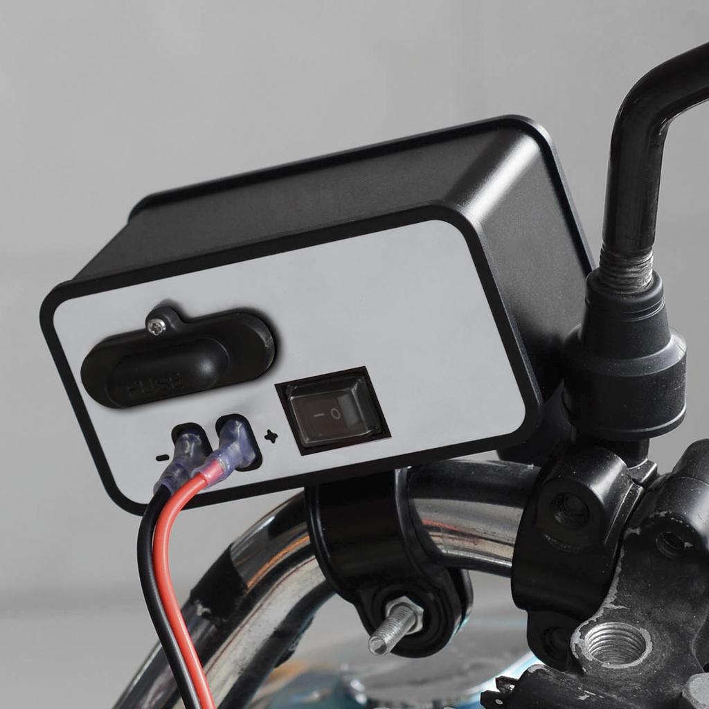 Зарядное устройство для мотоцикла USB, многофункциональное водонепроницаемое зарядное устройство для розетки мотоцикла, зарядное устройство для мобильного телефона, адаптер питания для мобильного телефона, алюминиевый сплав