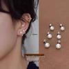 925 Silver Pearl Earrings for Women - Comfortable Sleep-Friendly, Screw-Free Tightening, Ideal for Pierced Ears.
