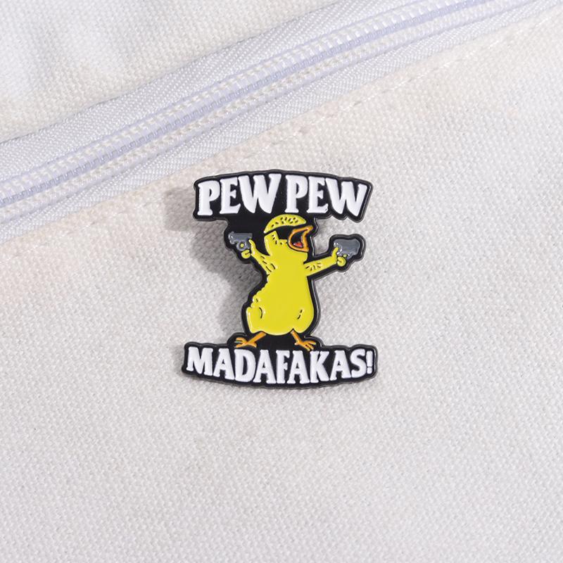 Cute Chick Enamel Badge, Lapel Accessory Animal Jewelry, Personalized And Versatile Men'S And Women'S Brooch, Creative Gift For Bestie