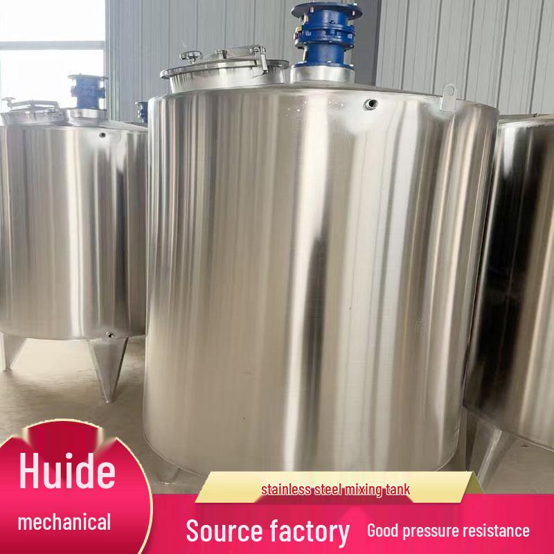 Electric Heated Stainless Steel Mixing Tank: 1 Ton, 2 Ton, 3 Ton Options; 304 Double-Layer for Liquid Heating