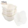 100Pcs Pastry Liner Easy To Release Baking Wide Application Creative Stable Performance Cake Cup Restaurant Tool