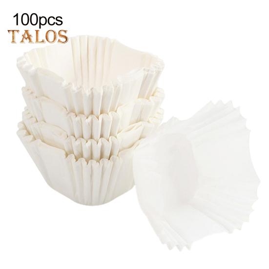 100Pcs Pastry Liner Easy To Release Baking Wide Application Creative Stable Performance Cake Cup Restaurant Tool