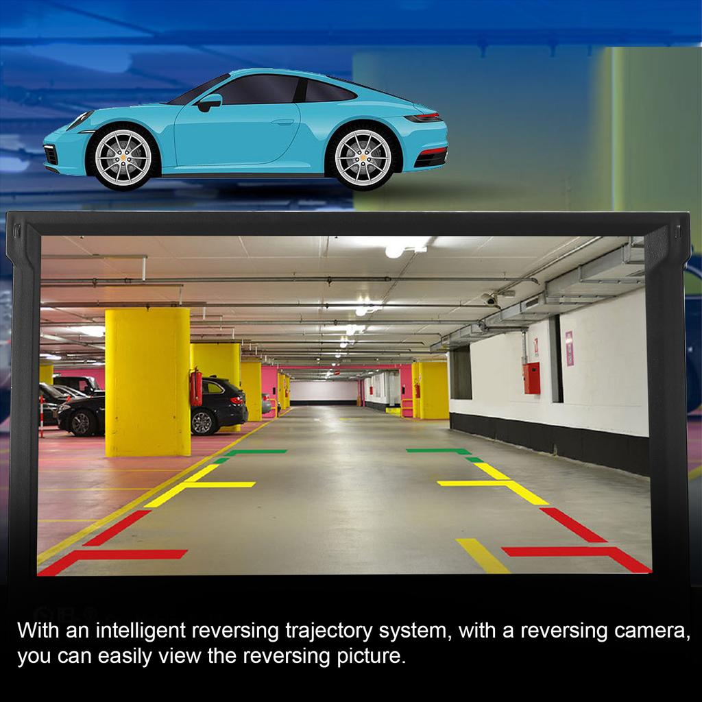 7-дюймовая автомобильная стереосистема с одним DIN и телескопическим сенсорным экраном, FM-радио, поддержка BT MP5-плеера