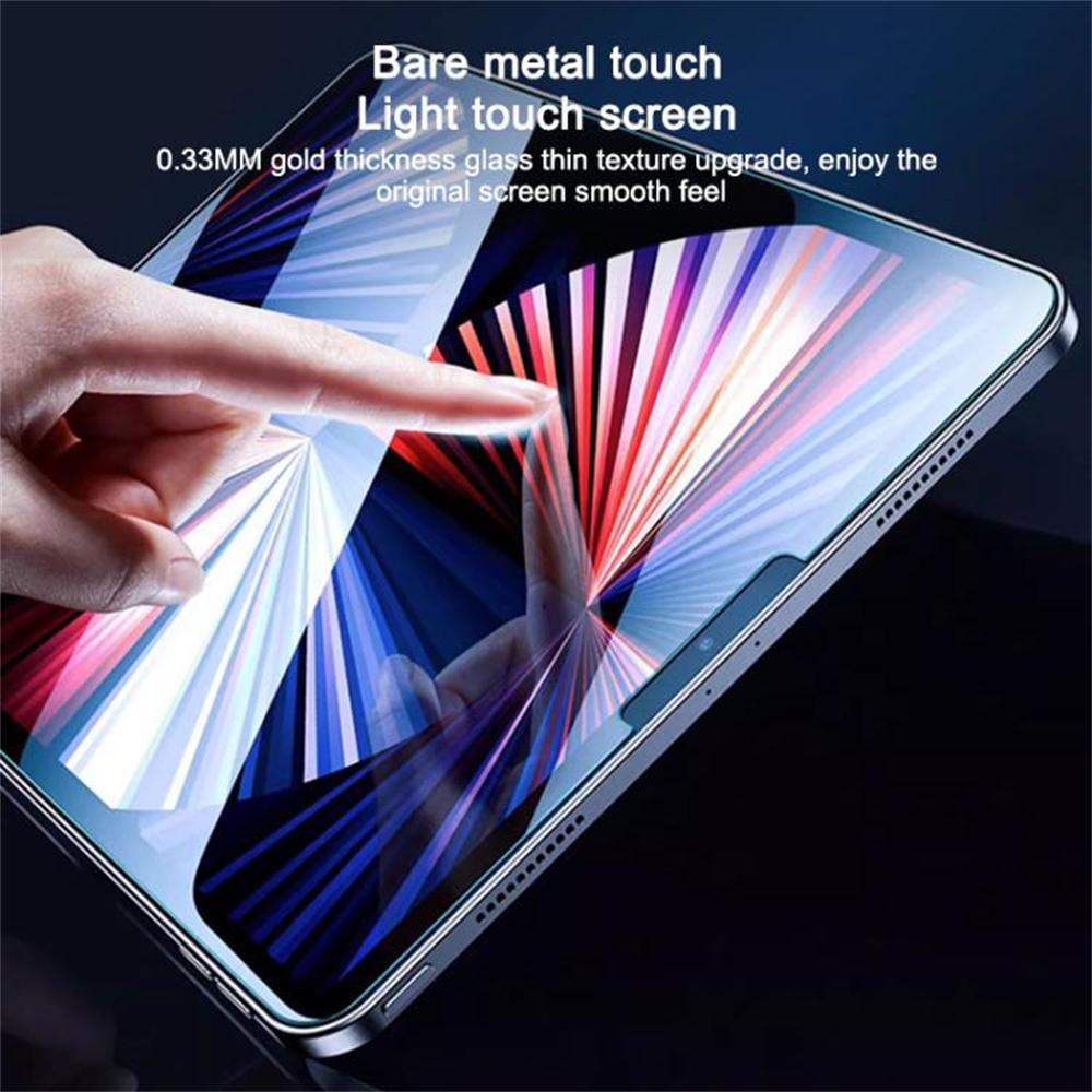 For iPad Air (2022)/(2020) Screen Protector Tempered Glass HD Film with Automatic Dust Removal Tool