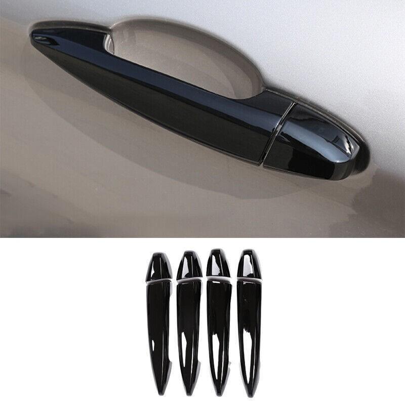 For BMW X5 F15 14-18 Gloss Black Exterior Side Door Handle Cover Trim 8PCS