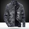 Yangi Kurtka Erkaklar Velvet Kuz va Qish Paxta Slim Fit Erkaklar Retro Denim Kurtka Kiyim