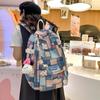 Литературный дизайн, сочетание контрастных цветов, мужские и женские рюкзаки, женские новые школьные сумки для работы, путешествий, студентов