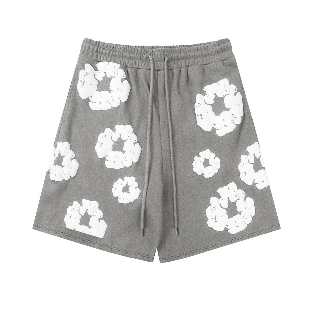 Women's And Men's Casual Printed Shorts Street Fashion Trend With Contains Pockets Casual Pants
