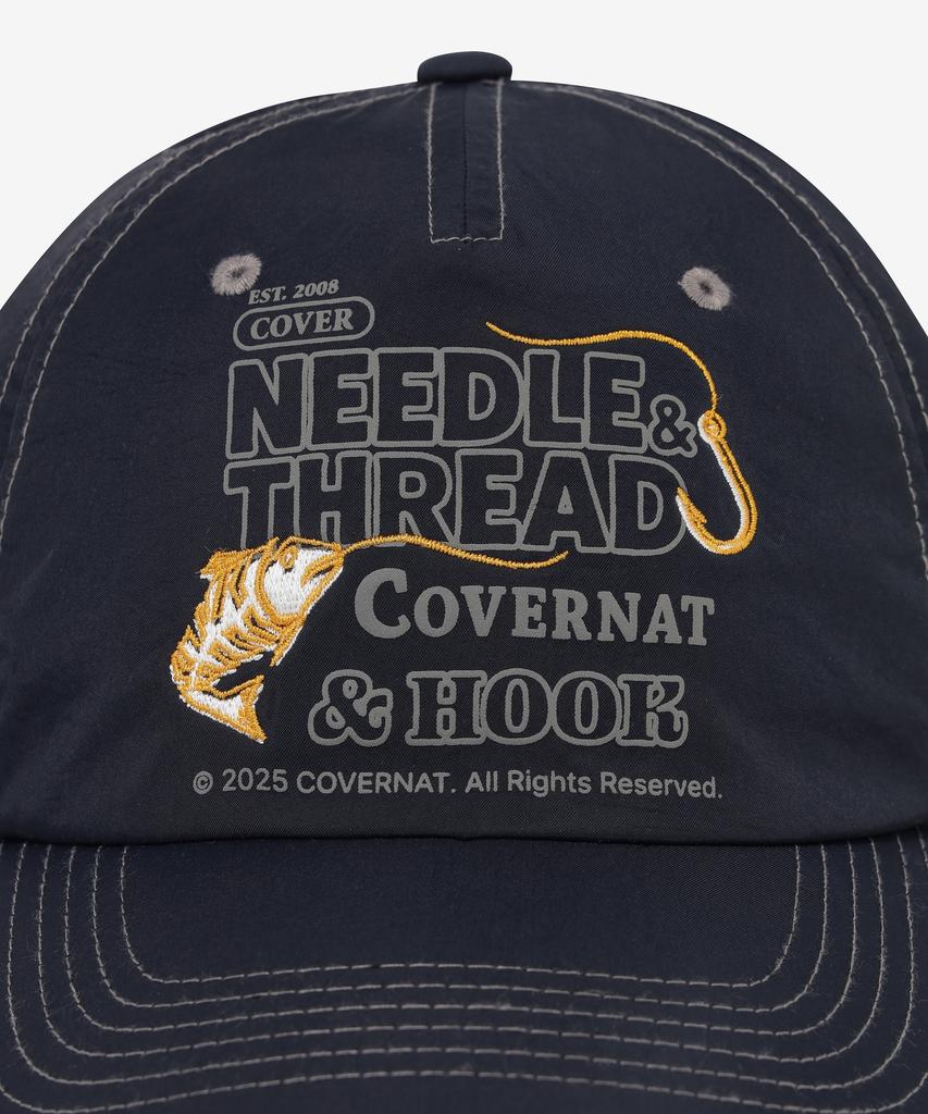 COVERNAT Artwork Graphic Nylon Cap Navy