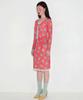 Cecese Rose Pointed Lace Hem Skirt Pink