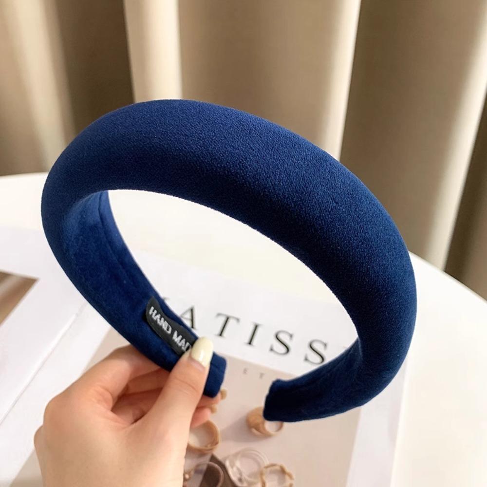 Sponge Padded Sponge Padded Headbands Solid Color Thick Hair Hoop Bands Fashion Hair Hoop Girls
