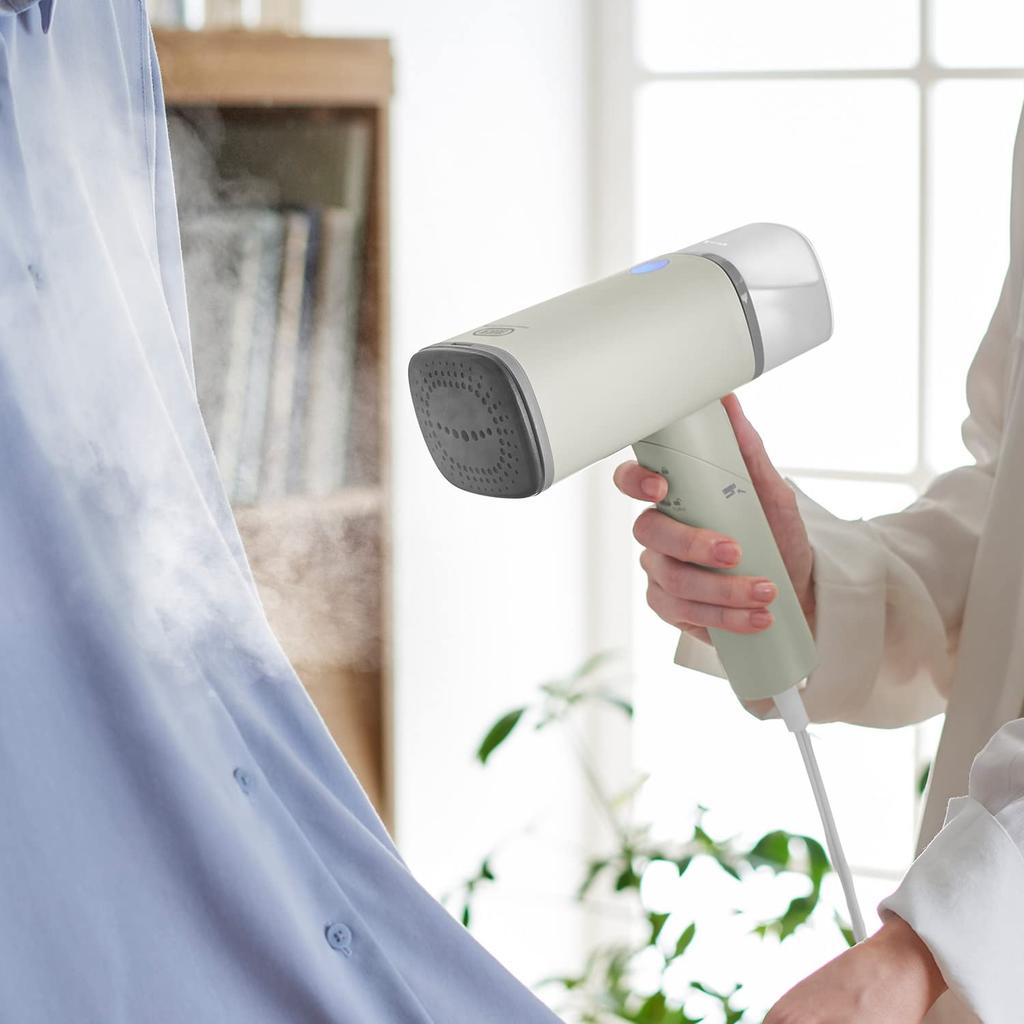 Паровой отпариватель Handy Steamer Мощный пар Мощный выход Разглаживание складок Дезинфекция Дезодорация Защита от пыльцы и пылевых клещей Щетка в комплекте