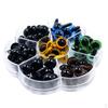 56 Pieces 12mm Plastic Colorful Safety Eyes Washers For Doll Animal Stuffed Toys
