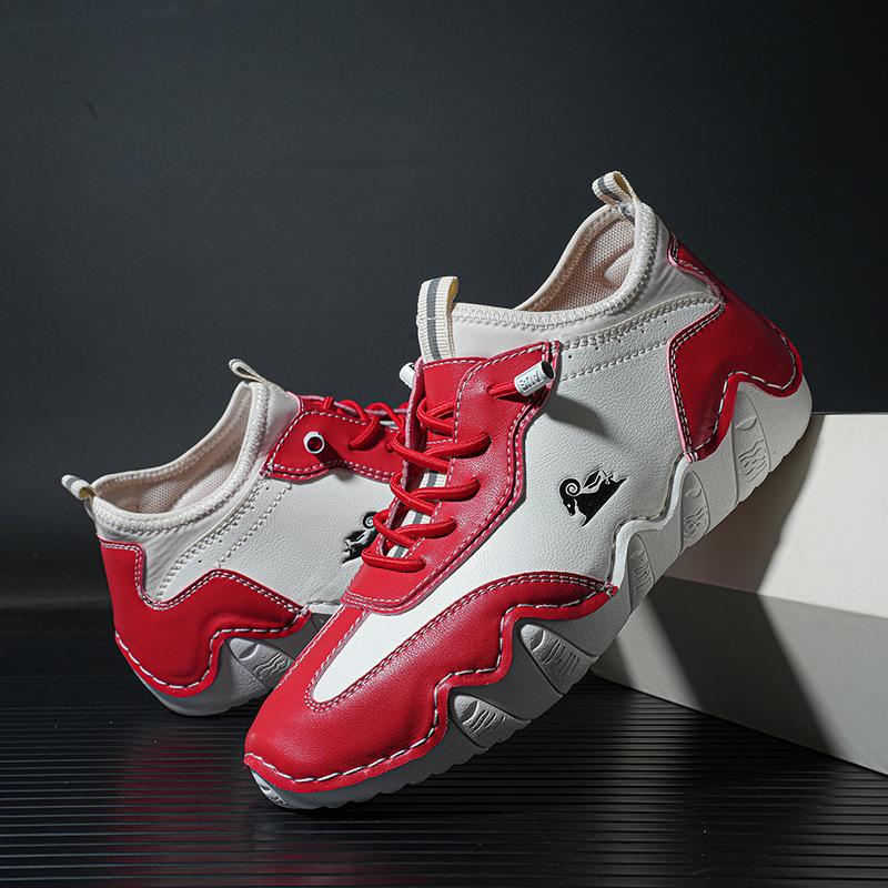 New 2025 Design Ankle Boots Madam Outdoor Casual Leather Shoes Breathable Comfortable Autumn Hot Selling Flat Sneakers