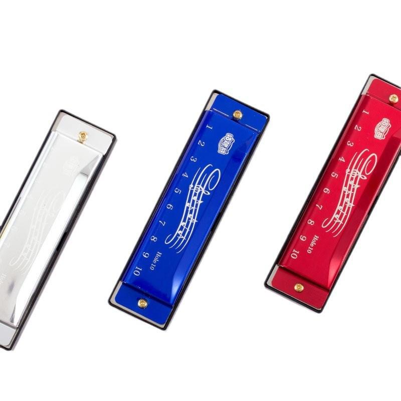 10-луночная титановая губная гармошка: Обучающая игрушка для начинающих для детей и взрослых