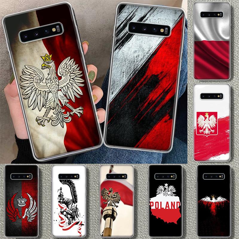 Чехол для телефона с флагом Польши для Samsung Galaxy S26 S25 Edge S24 S23 Ultra S22 Plus S21 FE S20 + Арт Индивидуальные Fundas Galaxy S2