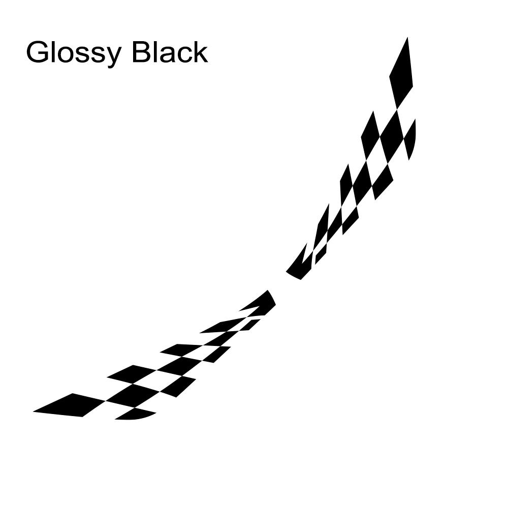 2 шт. боковая решетка двери автомобиля виниловая пленка наклейки для Mercedes Benz Smart Fortwo W453 W451 Racing Auto Body Decor наклейка