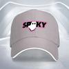 Spooky Ghost Print Baseball Cap Adjustable Polyester Casual Outdoor Cycling Cap
