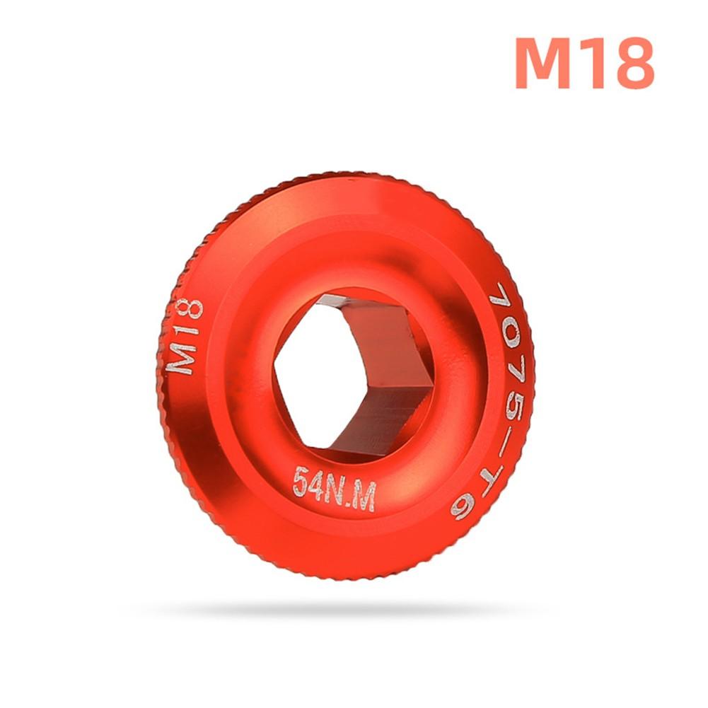 11mm Crankset Screws Cap Fastening Nut M Crank Fixing Bolt Cover 28*28*14mm