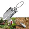 1 2pcs Stainless Steel Foldable Gardening Shovel Spade Transplant Tool Strong Handle for Flower Bed and Emergency Outdoor Use