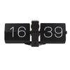 Flip Desk Clock 24 Hours Battery Powered Single Sided Retro Large Number Auto Mechanical Flip Clock