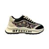 Men's New Low Top Printed Canvas Dad Shoes, Trendy Retro Running Sneakers, Versatile Comfortable Casual Athletic Shoes for Men