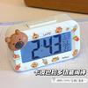 New Sanrio Big Doll Mini Alarm Clock Cute Quiet Multifunctional Portable Student Desktop Compact Clock