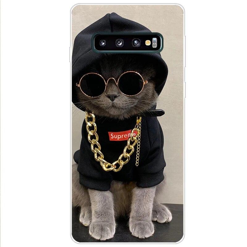 Новейший чехол из ТПУ с принтом для Samsung Galaxy S10 S10 + чехол для телефона Samsung S10 Plus S10e, задняя крышка, бампер Fundas Coque