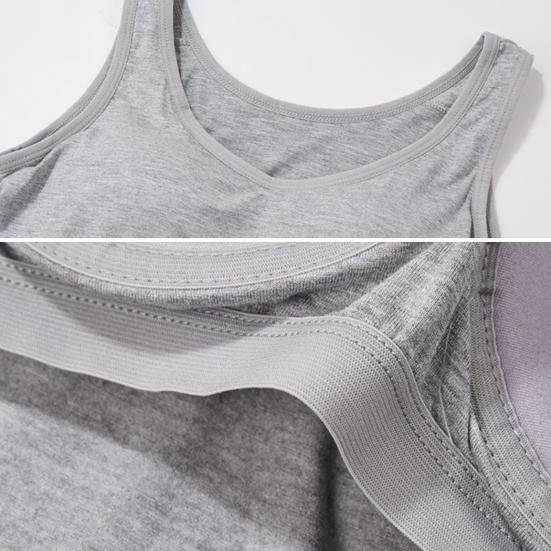 Женский жилет с цветными свободными подушечками для бюстгальтера без рукавов, со встроенным вырезом, однотонный, эластичный, спортивный