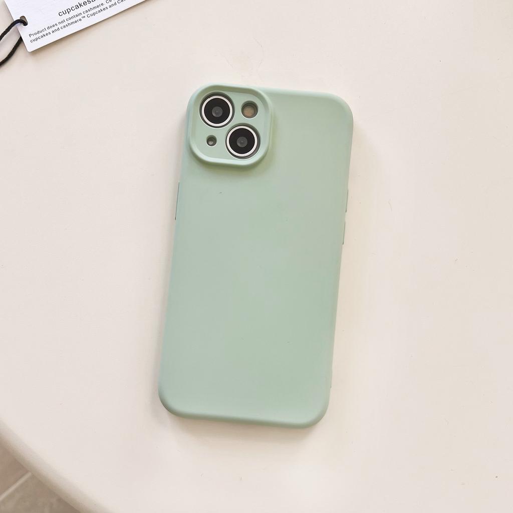 Применимо к чехлу для мобильного телефона iPhone17Promax Apple 16 жидкий силикон 14 простой однотонный 13 противоударный защитный чехол