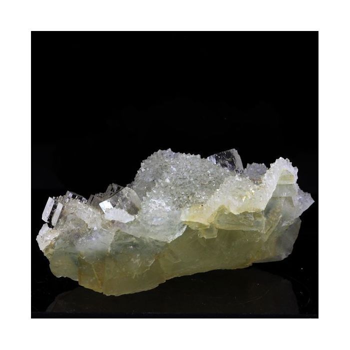 Pierres et Minéraux - Fluorite - Quartz - 263.0 ct - Certificat d'authenticité - Dimensions 60x40x25 mm